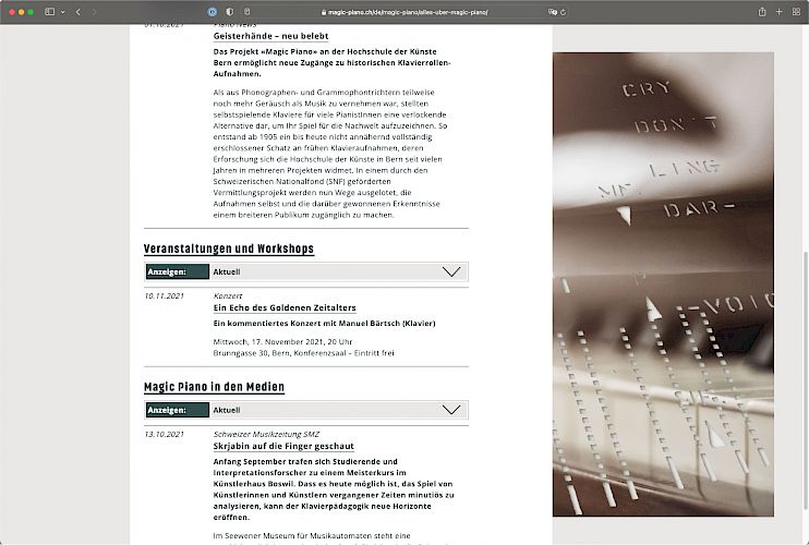 magic-piano.ch - Hintergrund Archiv